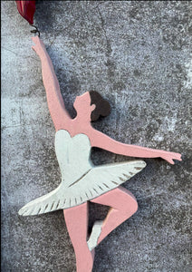 Quadro fatto a mano Ballerina - 26x36cm