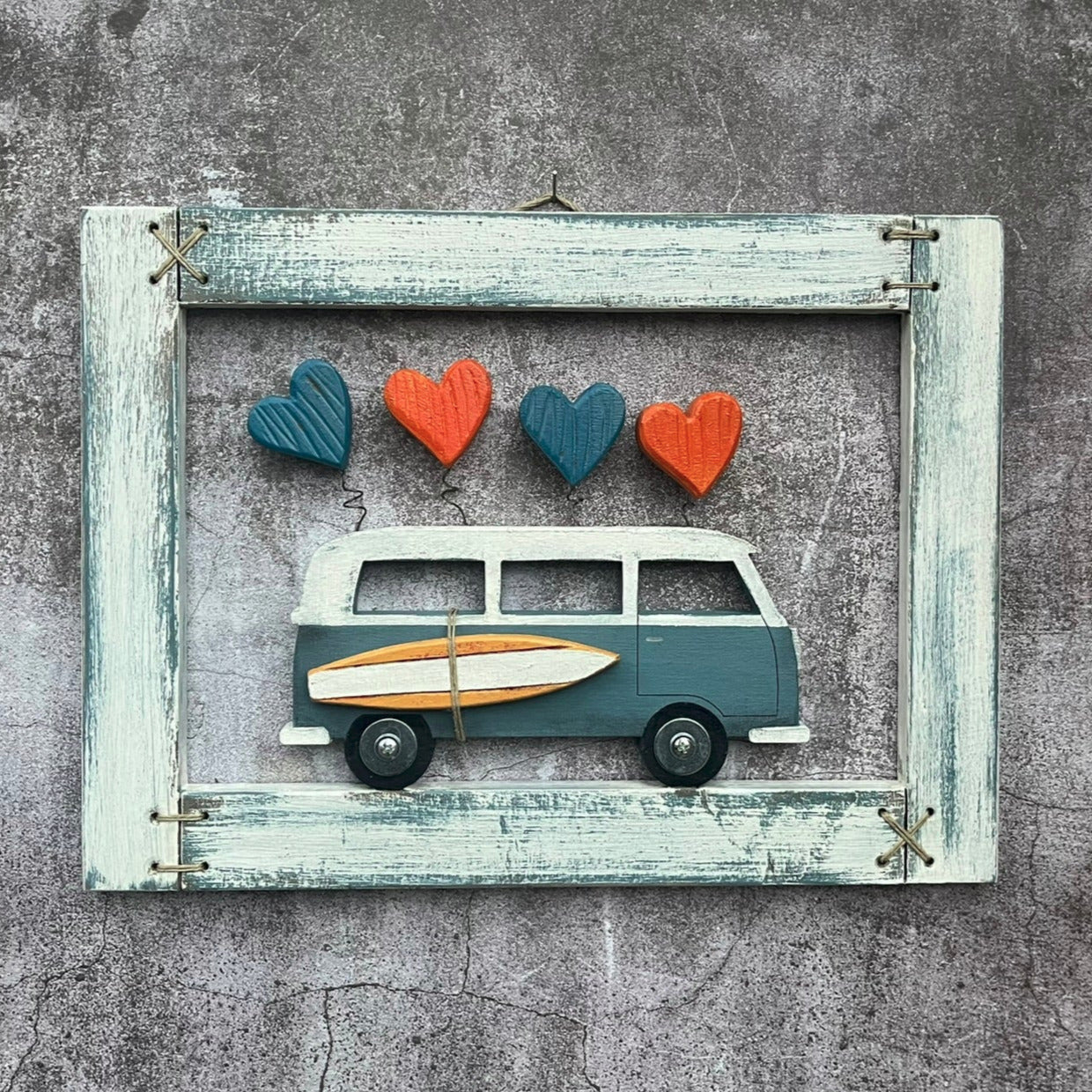 Quadro Minivan Vintage - 38x28cm