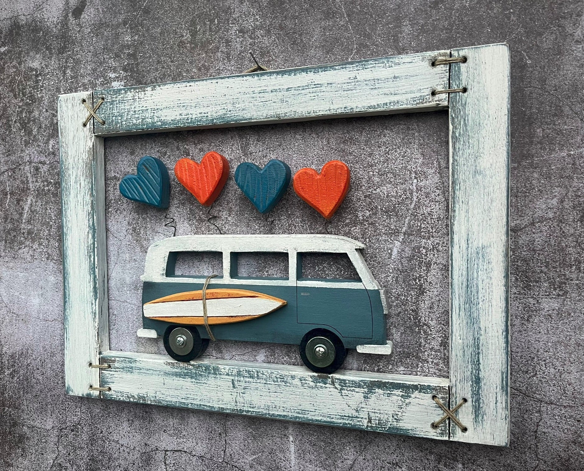 Quadro Minivan Vintage - 38x28cm