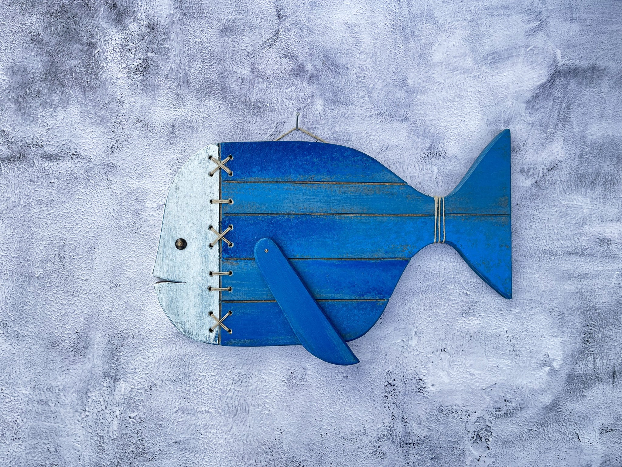 Pesce artigianale da parete "Dory" - 36x24cm