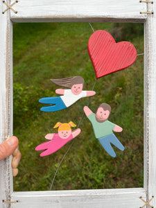 Quadro in legno Famiglia personalizzato - 30x40cm